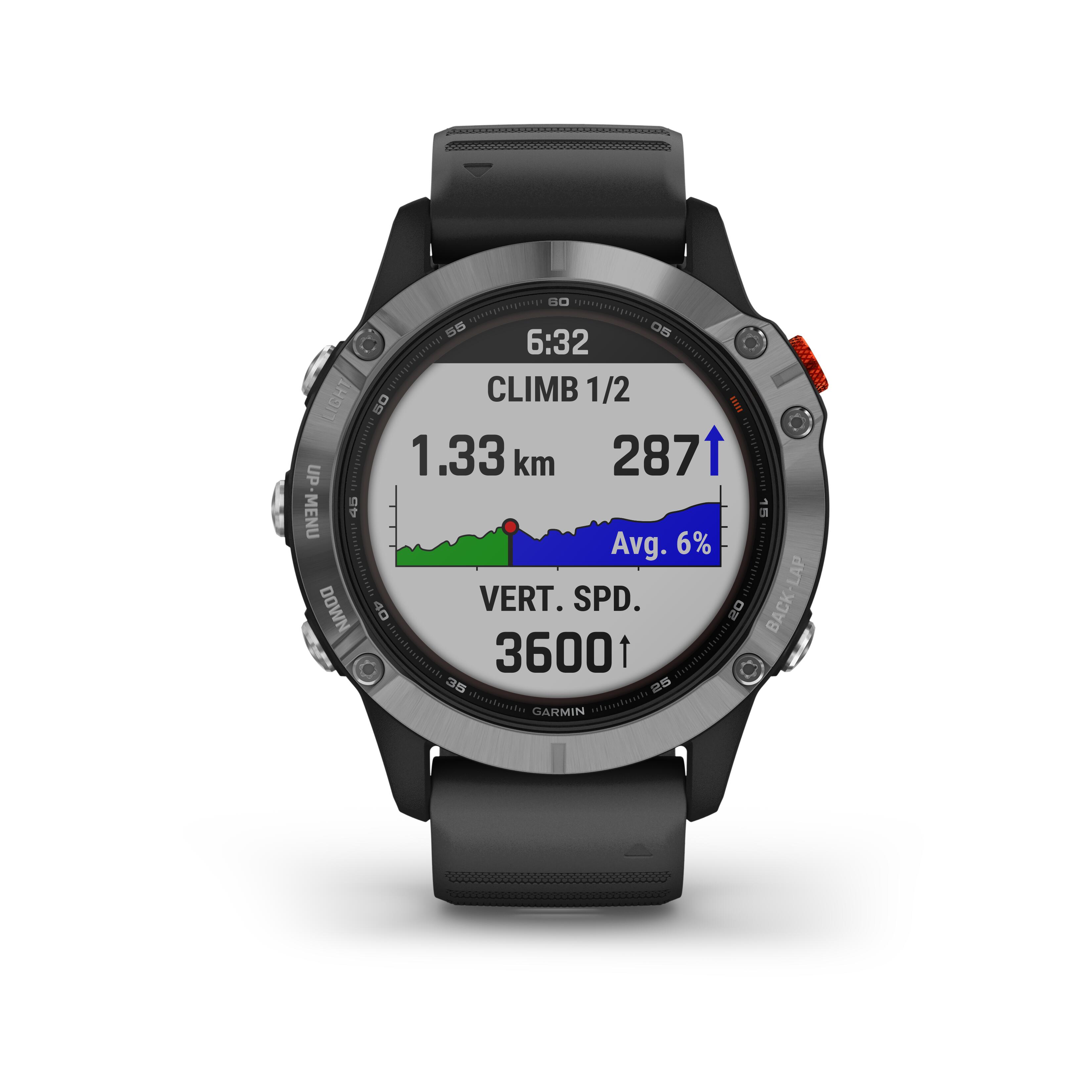 GPS Watch Fenix 6 Solar - Silver - Decathlon