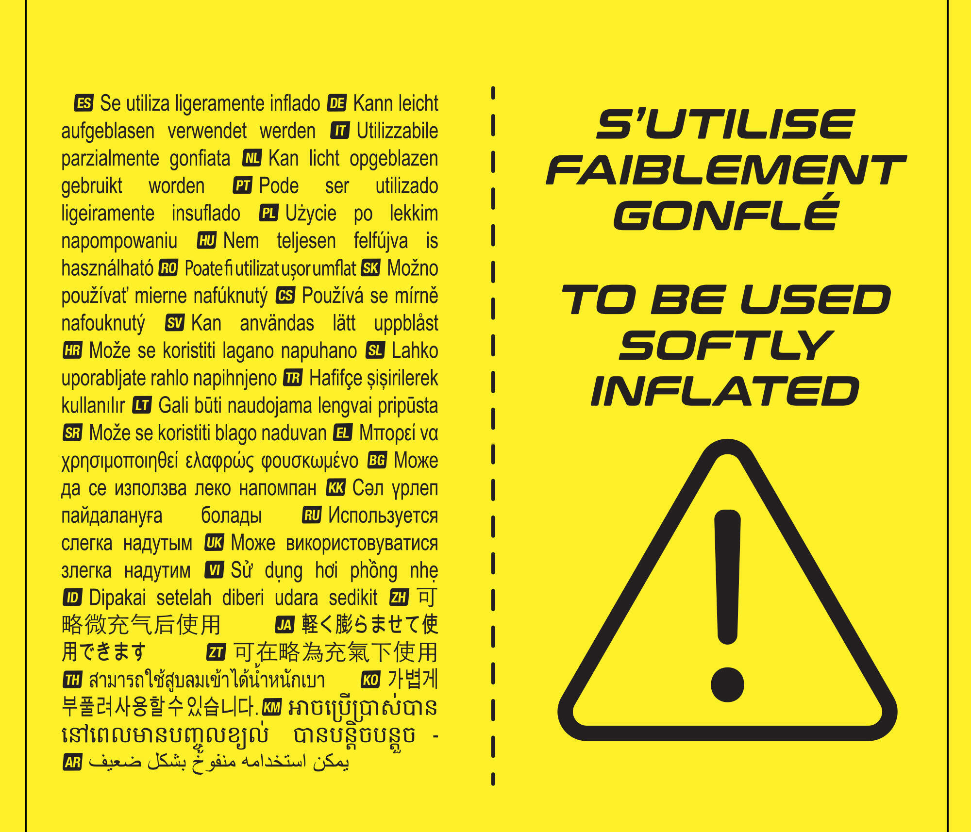RESTRICTION D'USAGE