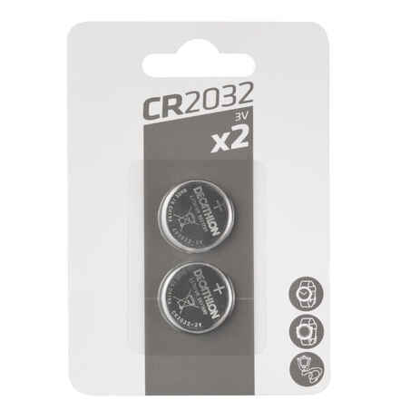 Pack of Two Lithium Button Batteries
