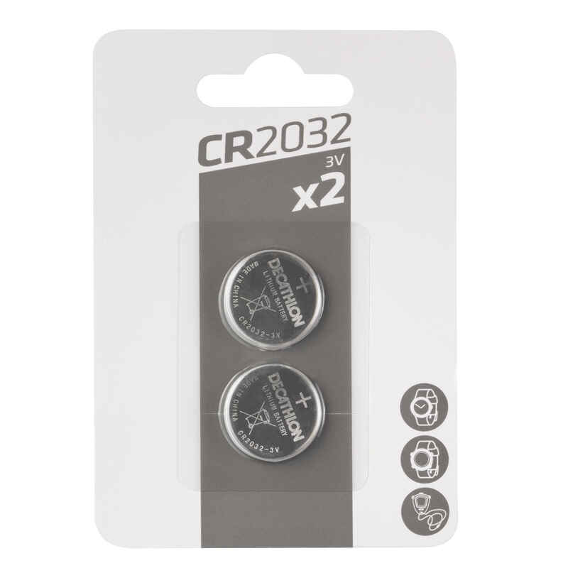 Pack of Two Lithium Button Batteries