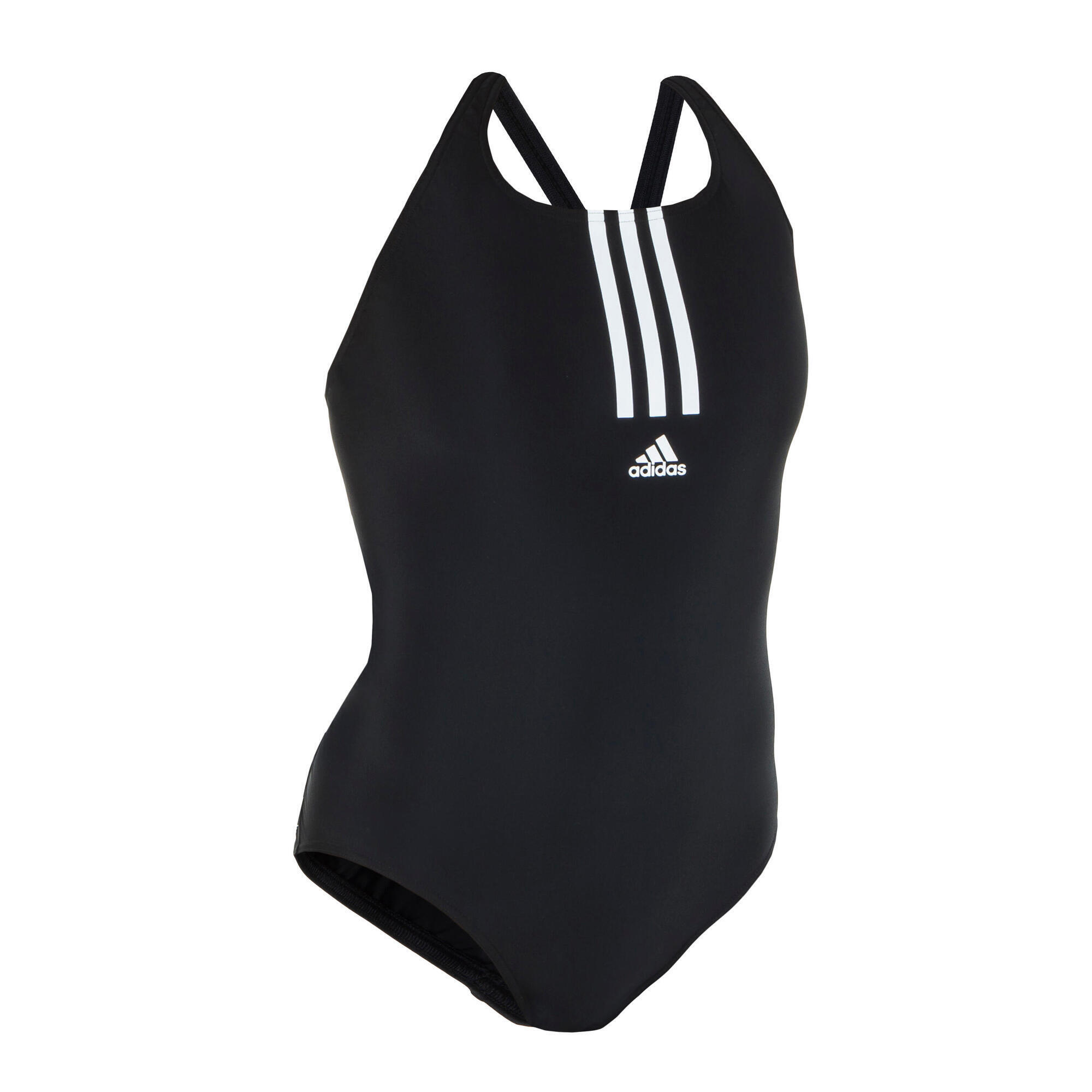 ADIDAS Sportbadpak voor zwemmen dames SH3RO zwart/wit | Decathlon
