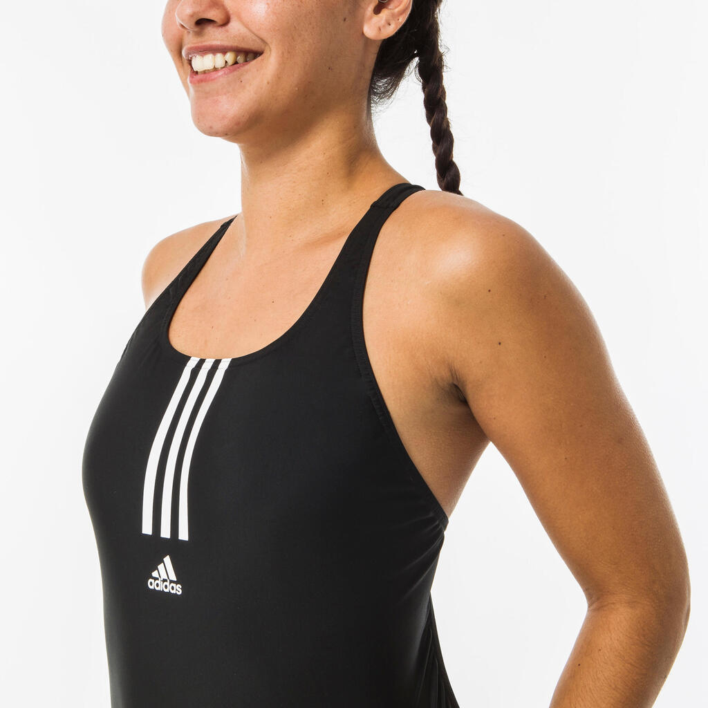 Women's one-piece swimsuit ADIDAS SH3RO Black White