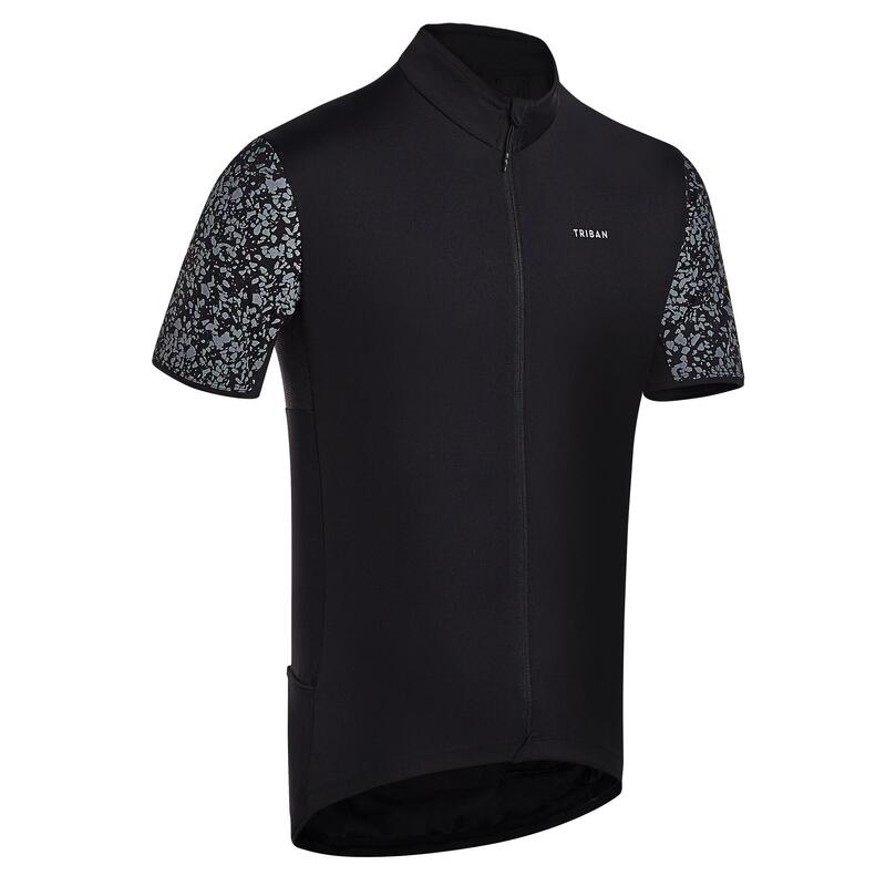 Men's Short-Sleeved Road Cycling Jersey RC500 Terrazzo - Reflective