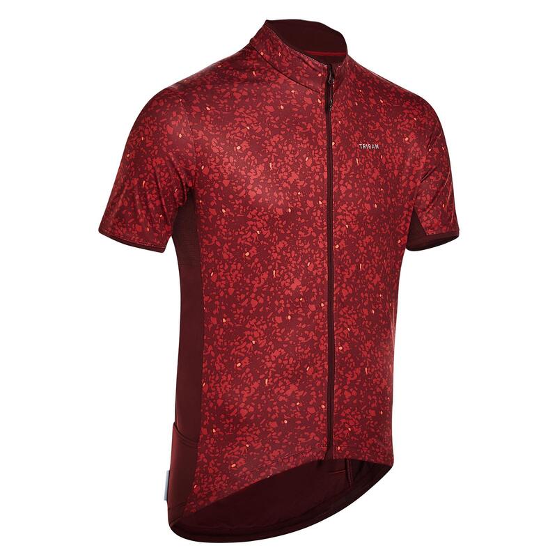 RC500 Special Edition Short Sleeve Cycling Jersey - Terrazzo/Burgundy