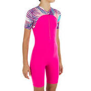 Girls Swimming Shorty Suit Sola Pink