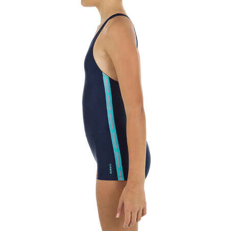 VEGA Shorty 100 Girl's Swimsuit  -  Turquoise Blue