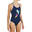 Maillot de bain de natation 1 pièce fille Lila Bird marine