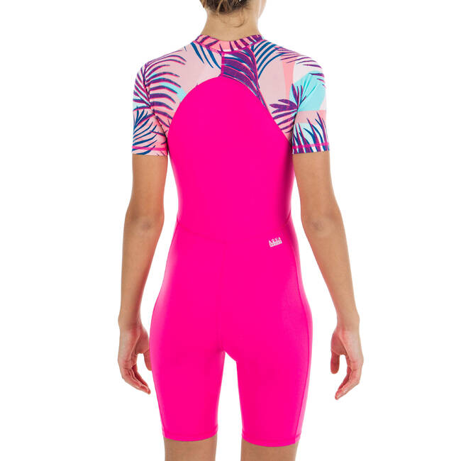 Girls Swimming Shorty swimsuit pink