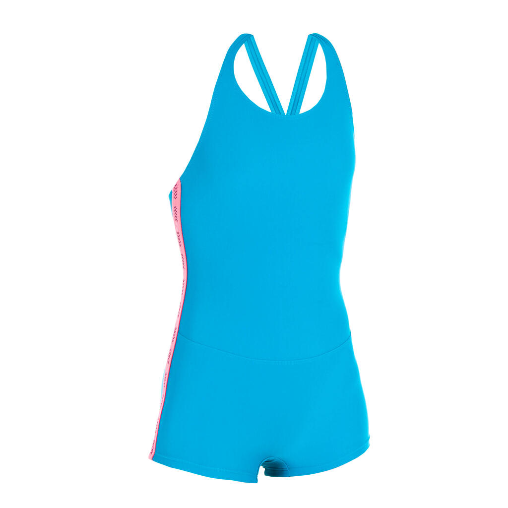 Maillot de bain 1 pièce Vega shorty bleu turquoise