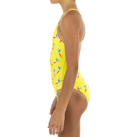 Badeanzug Lila Oto Mädchen gelb