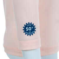 UV-Shirt langarm Babys/KleinkinderUV-Schutz 50+ rosa