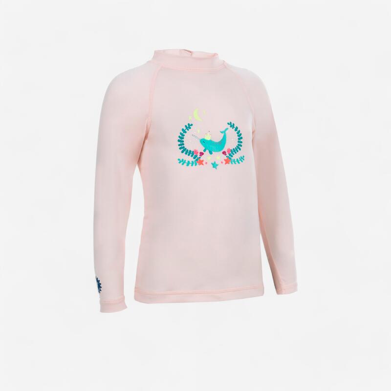 Tee shirt anti Uv manches longues Bébé - Lion jaune