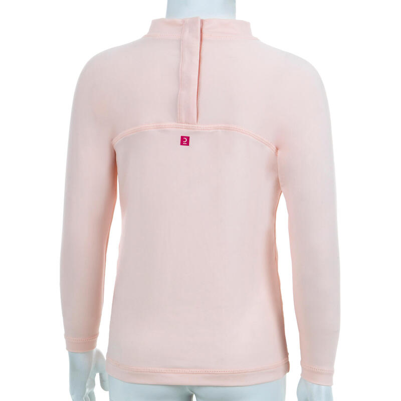 Uv-werend shirt met lange mouwen voor peuters en kleuters roze