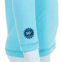 UV-Shirt langarm Babys/Kleinkinder UV-Schutz 50+ blau
