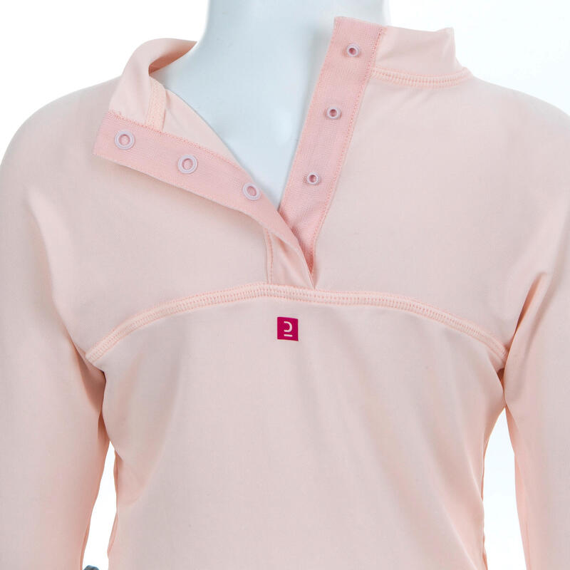 UV-Shirt langarm Baby - rosa 