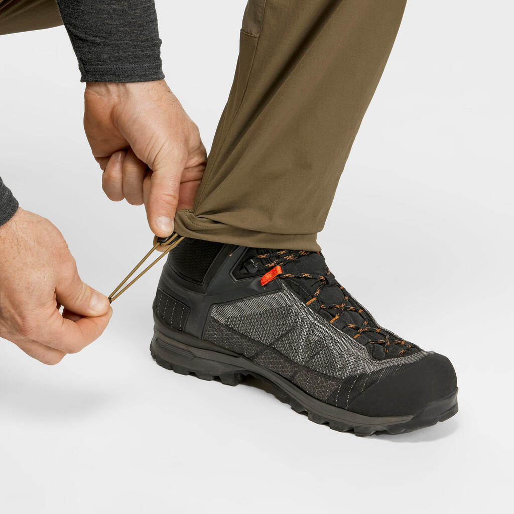 Muške pantalone 2u1 za treking MT500 kaki