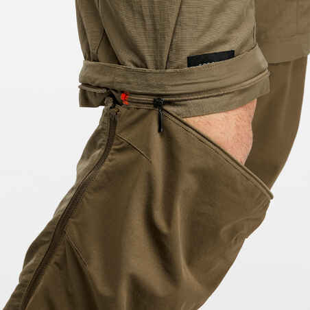 Pantalón desmontable montaña y trekking resistente Hombre MT500