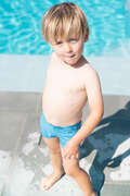 KUPAĆI KOSTIMI I DODACI ZA BEBE Kupaći kostimi za djecu - Kupaće bokserice plave NABAIJI - Kupaći kostimi za djecu