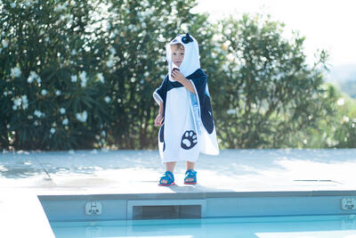 Sandales piscine bébé / enfant bleu