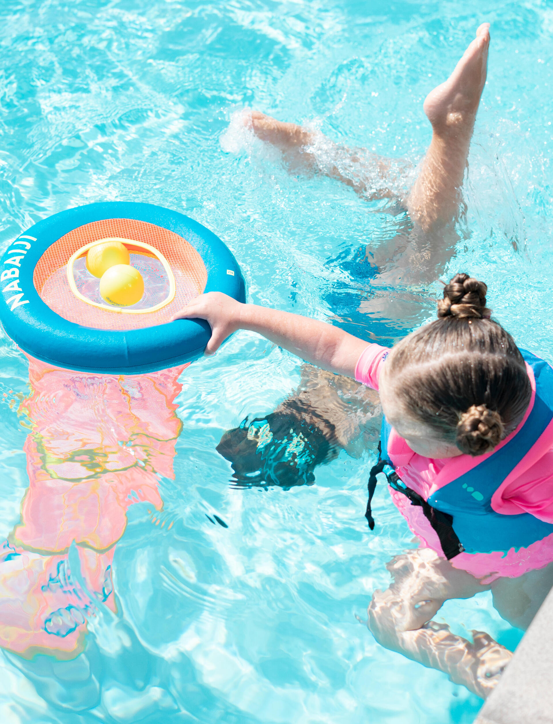 jogos na piscina