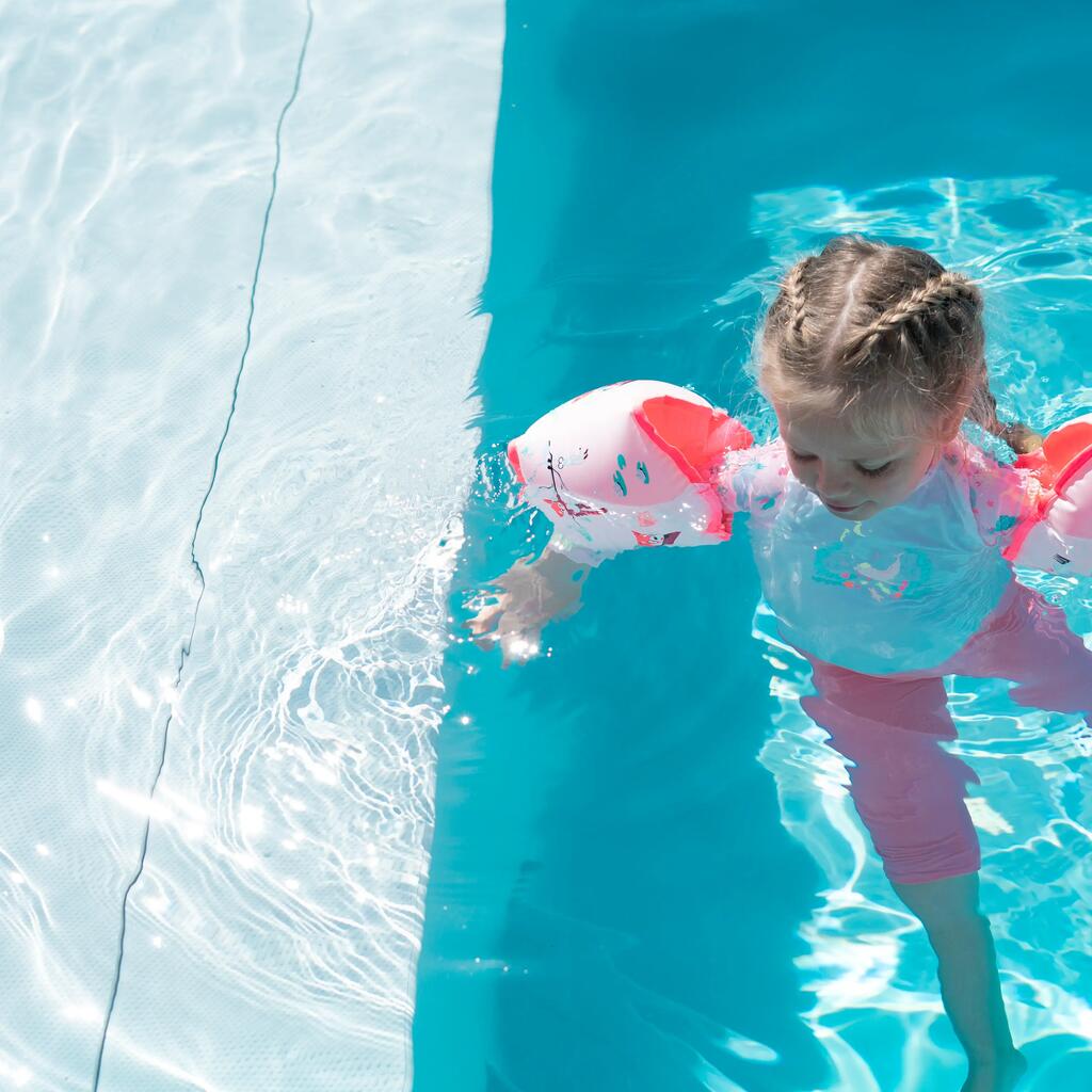 Combinaison De Natation Anti UV Bébé / Enfant Manches Longues Bleu Imprimé