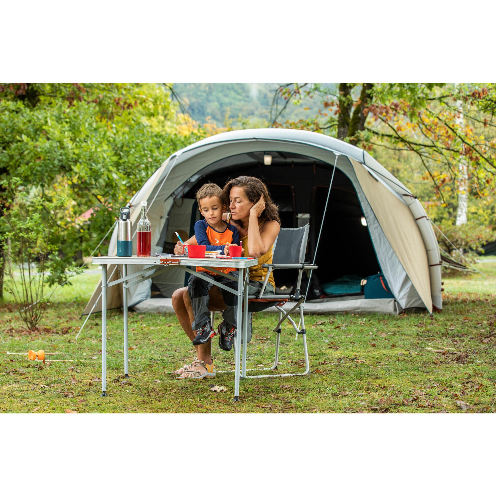 Tenda da campeggio gonfiabile - Air Seconds 5.2 F&B - 5 posti letto - 2 camere da letto