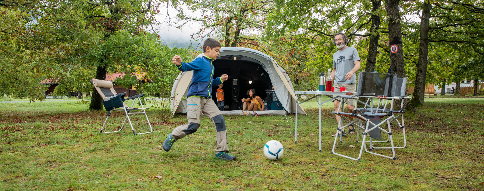 Meuble plancha de camping quechua - Équipement caravaning