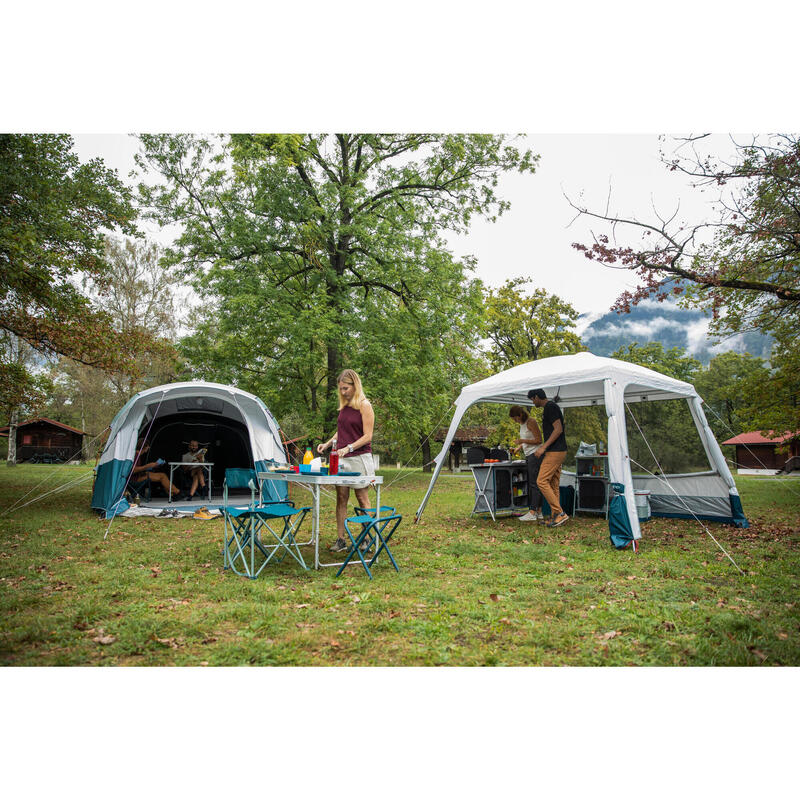 Cort cu bețe camping ARPENAZ 6.3 Fresh&Black 6 Persoane 3 Camere