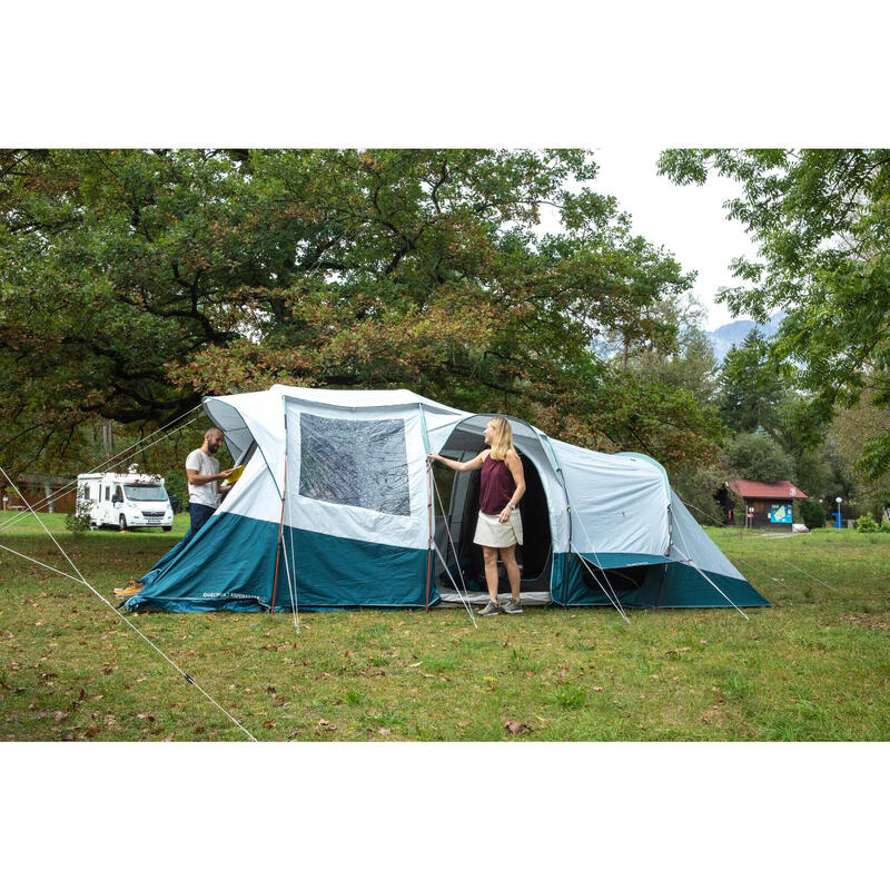 Cort cu bețe camping ARPENAZ 6.3 Fresh&Black 6 Persoane 3 Camere