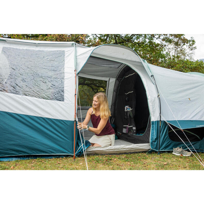 Cort cu bețe camping ARPENAZ 6.3 Fresh&Black 6 Persoane 3 Camere