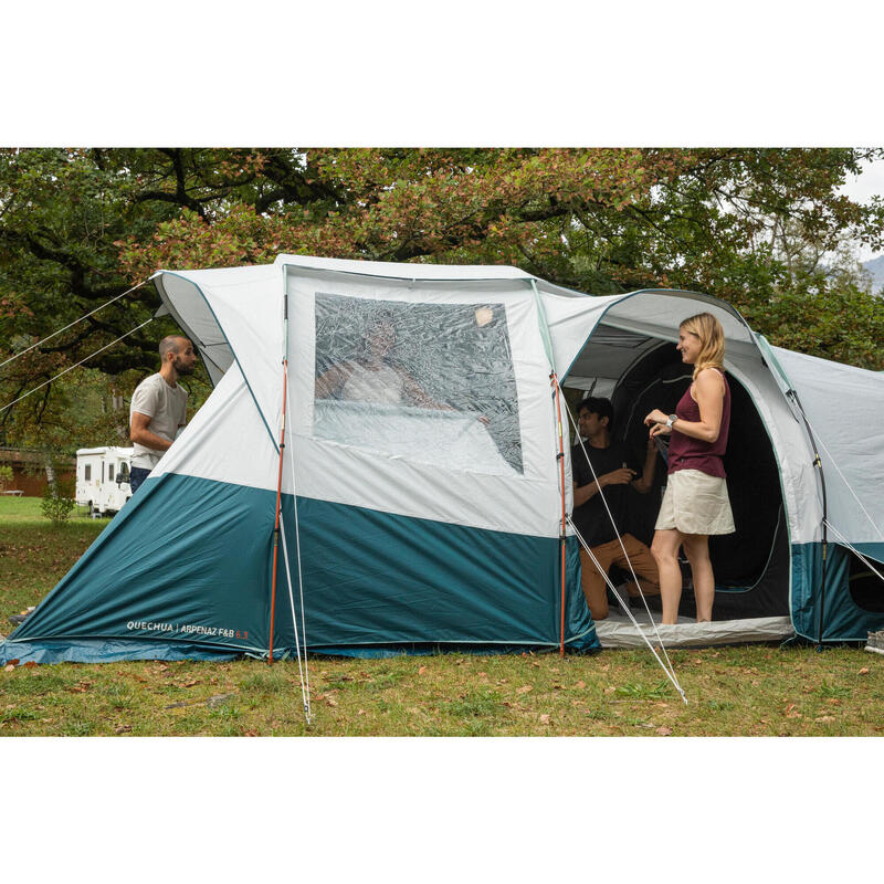 Cort cu bețe camping ARPENAZ 6.3 Fresh&Black 6 Persoane 3 Camere