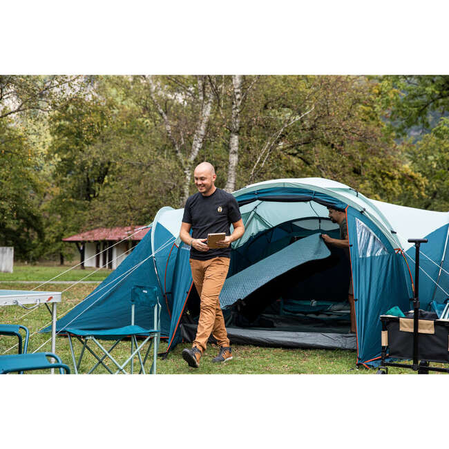 Katlanır Kamp Sandalyesi Mavi BASIC QUECHUA Decathlon