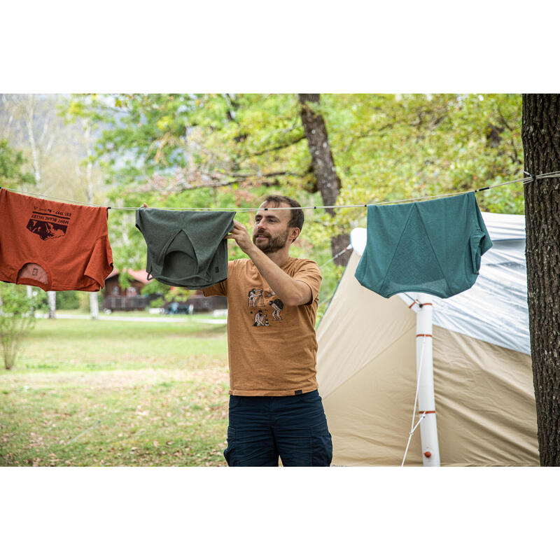 Corde à linge de camping 2 pièces, accessoires de camping, corde à linge  extensible