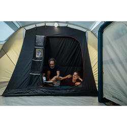 Tenda campismo insuflável - AirSeconds 6.3 Polialgodão - 6 pessoas - 3  quartos QUECHUA - Decathlon