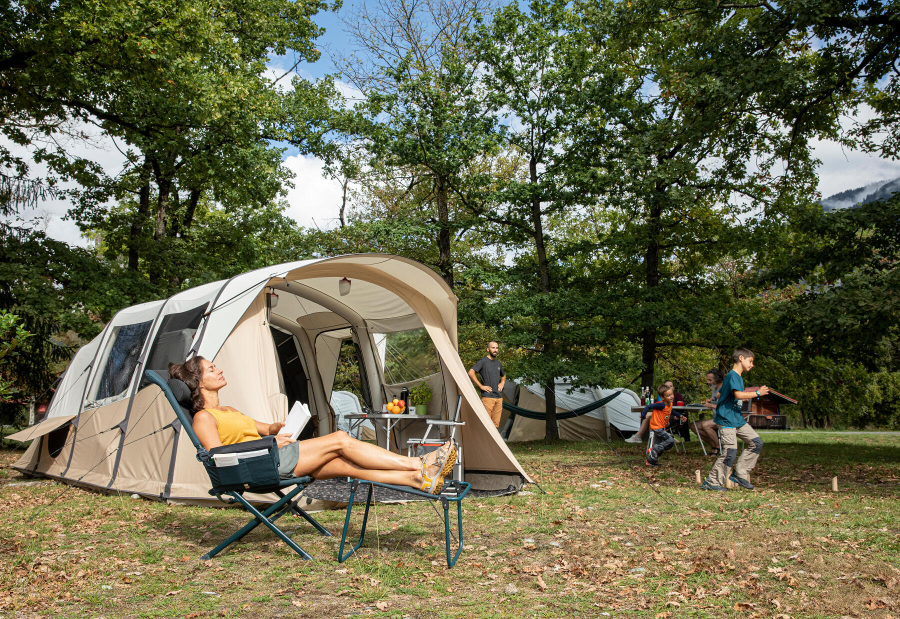 Camping comfortably clearance