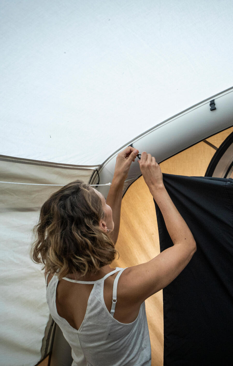 entretenir une tente gonflable de camping air seconds