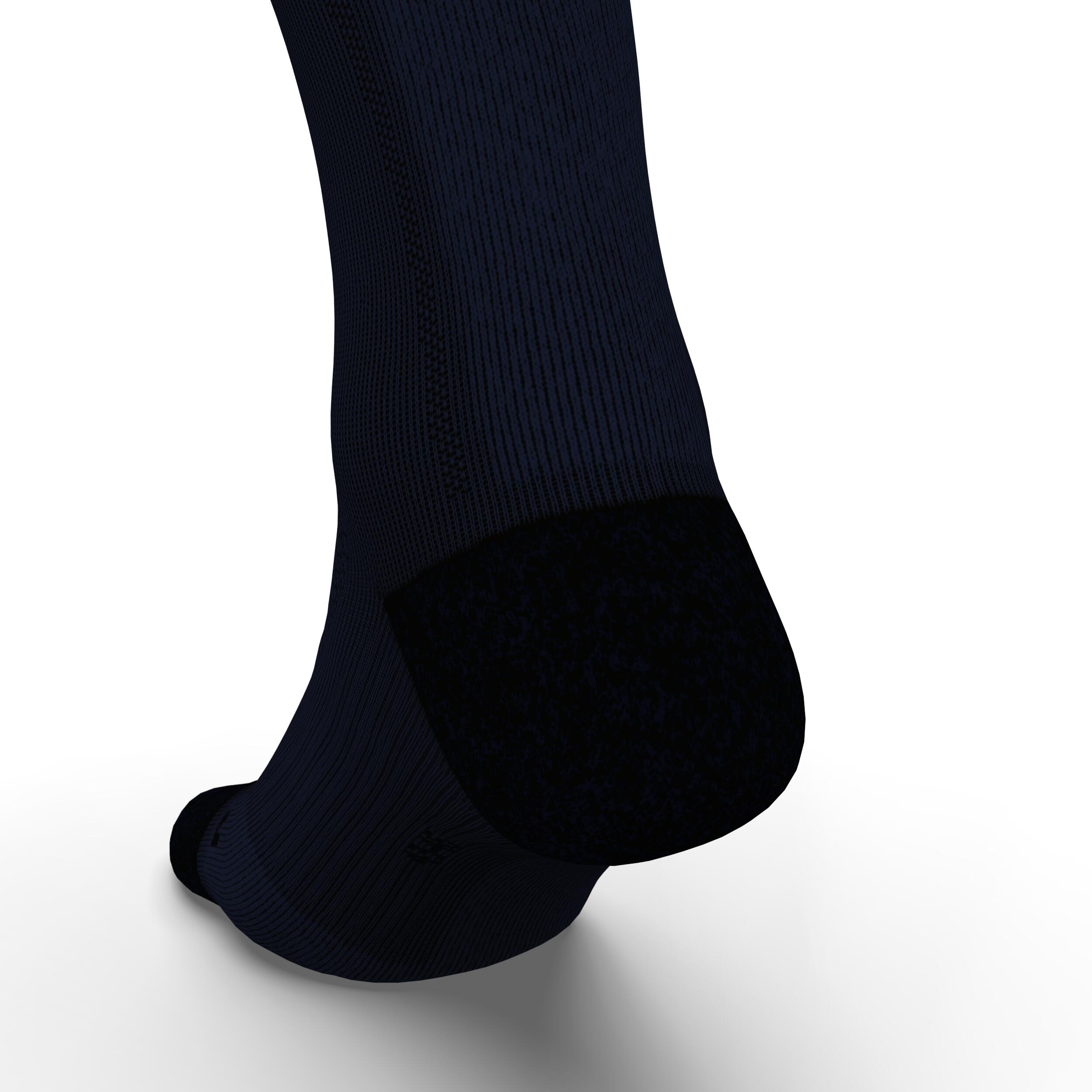 Laufsocken wadenlang Kiprun dick marineblau 5/9