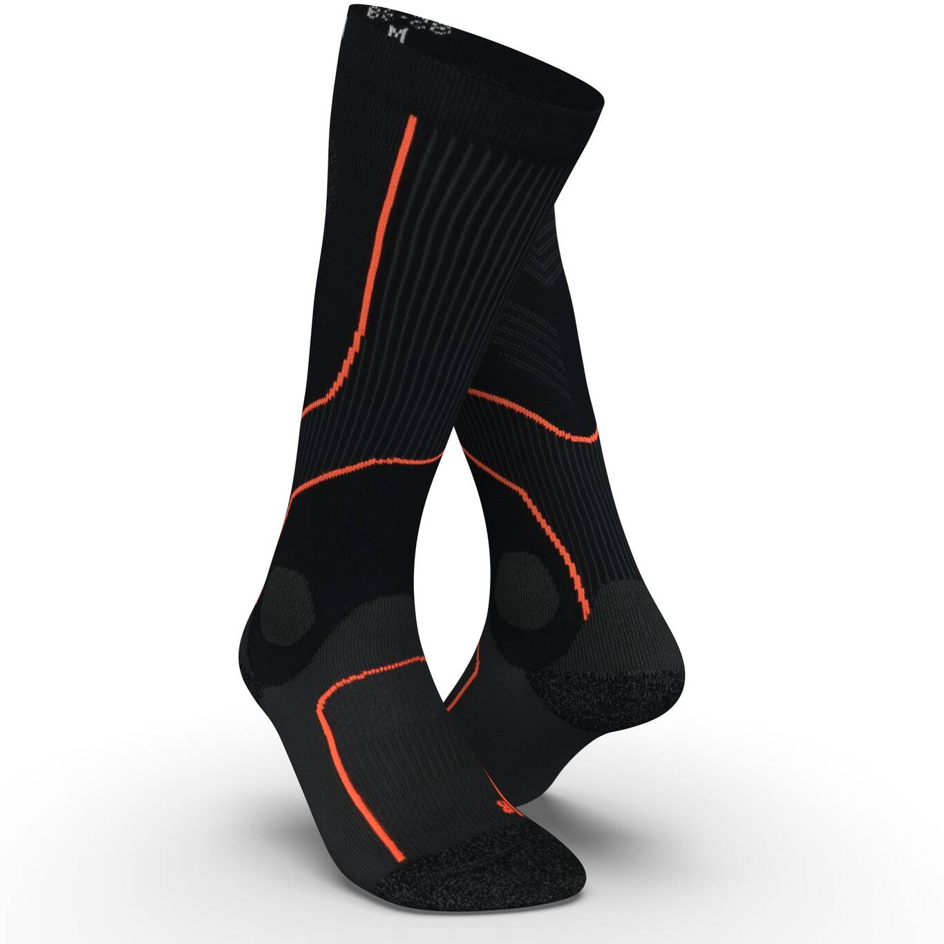 RUNNING COMPRESSION SOCKS - BLACK/RED