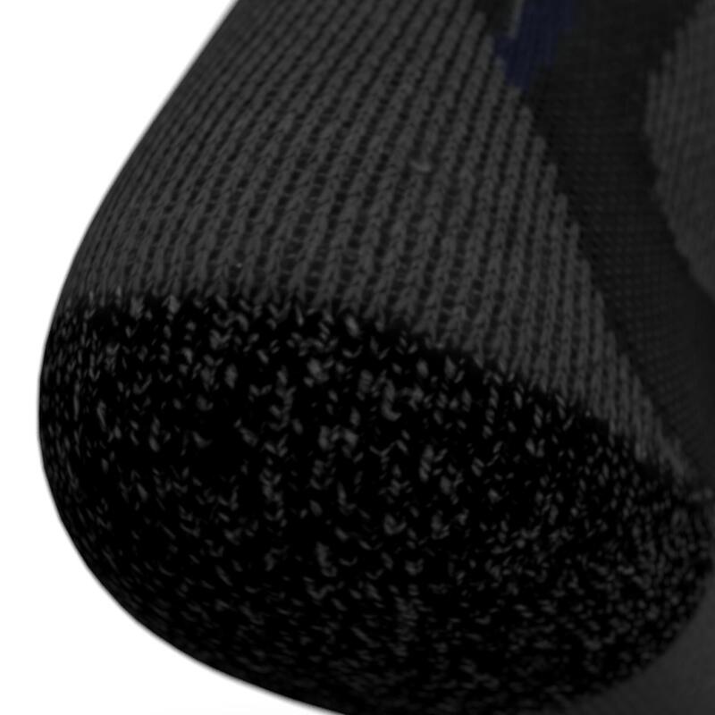 COMPRESSION RUNNING SOCKS BLACK KIPRUN Decathlon