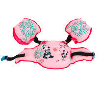 BRASSARDS DE PISCINE EVOLUTIF ENFANT - TISWIM 2 PANDA - ROSE
