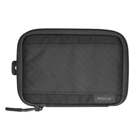 Portefeuille "organizer" de trekking voyage TRAVEL S noir