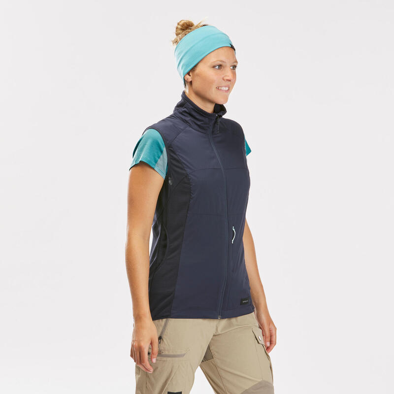 Softshellweste Damen - Trek 500 dunkelblau 