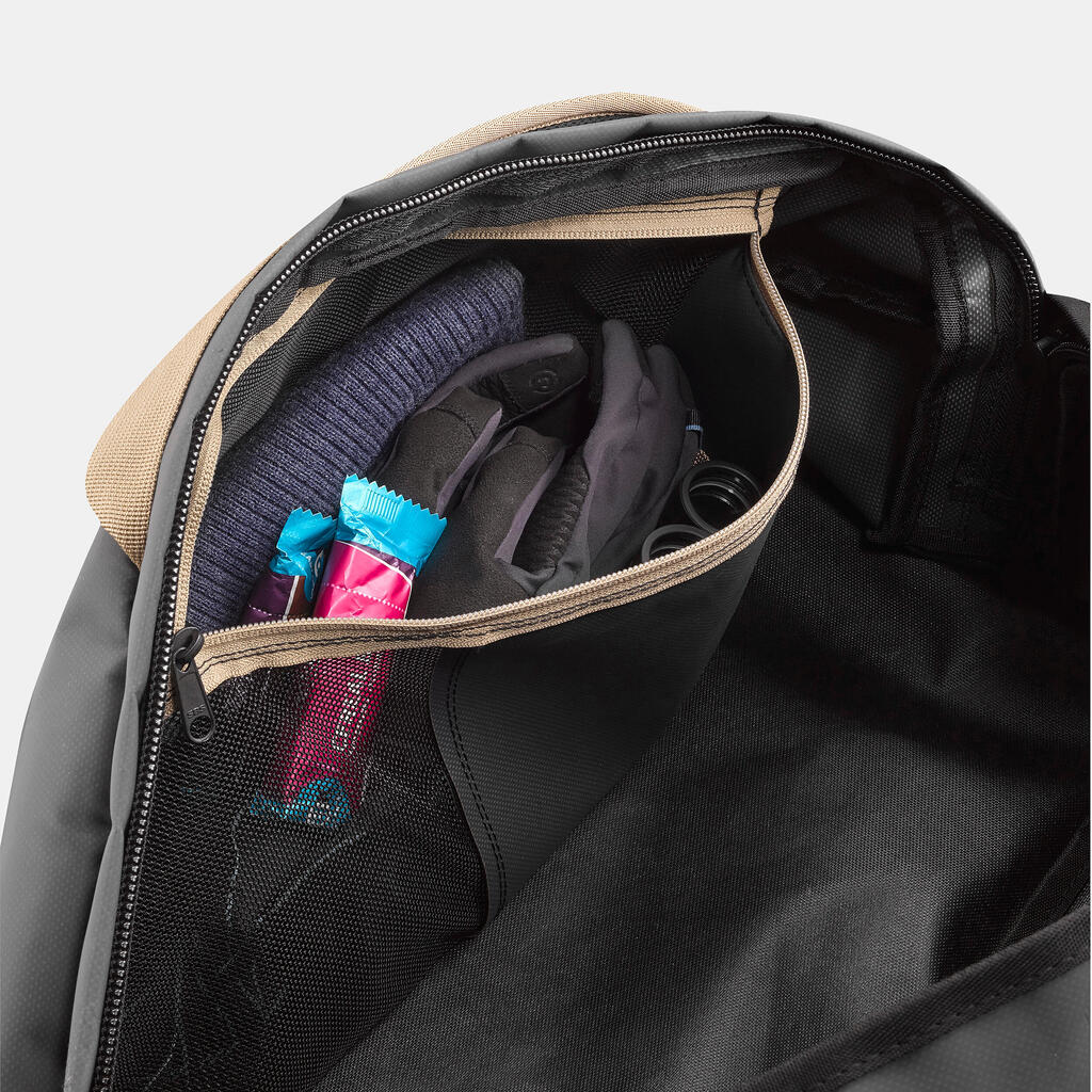 Kalnu pārgājienu sporta soma transportēšanai “Duffel 100 Basic”, 100 l, melna