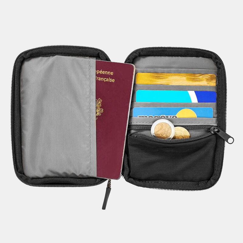 Portofel de voiaj compact, Travel Organizer negru