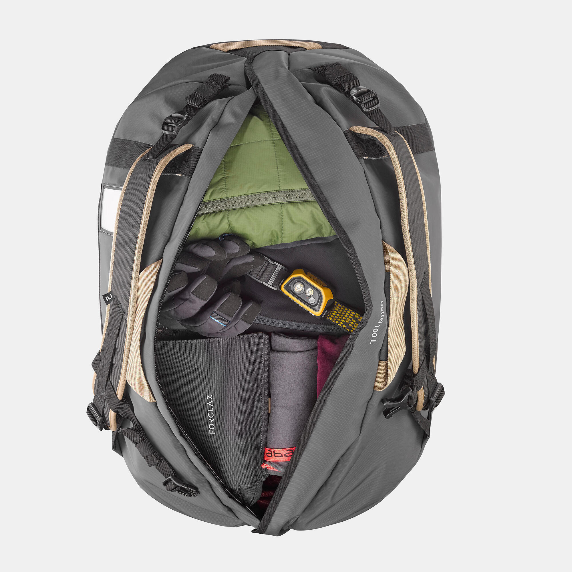 Trekking Carry Bag - 100 L - DUFFEL 100 BASIC 7/10
