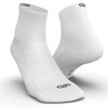 НОСКИ ДЛЯ БЕГА СРЕДНЕЙ ВЫСОТЫ COMFORT 2 ПАРЫ ЧЕРНЫЕ БЕЛЫЕ