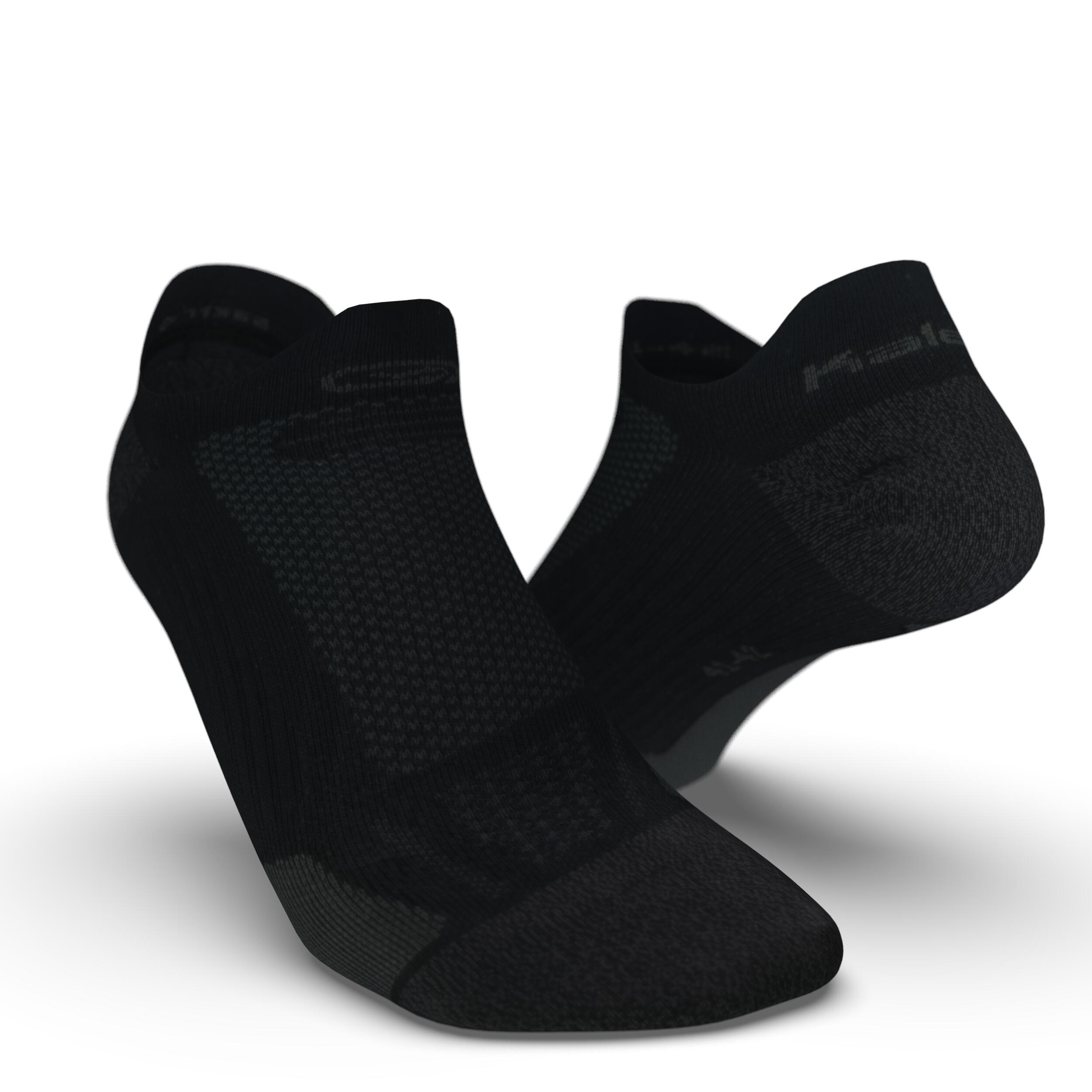 INVISIBLE THIN RUNNING SOCKS - BLACK 2/9