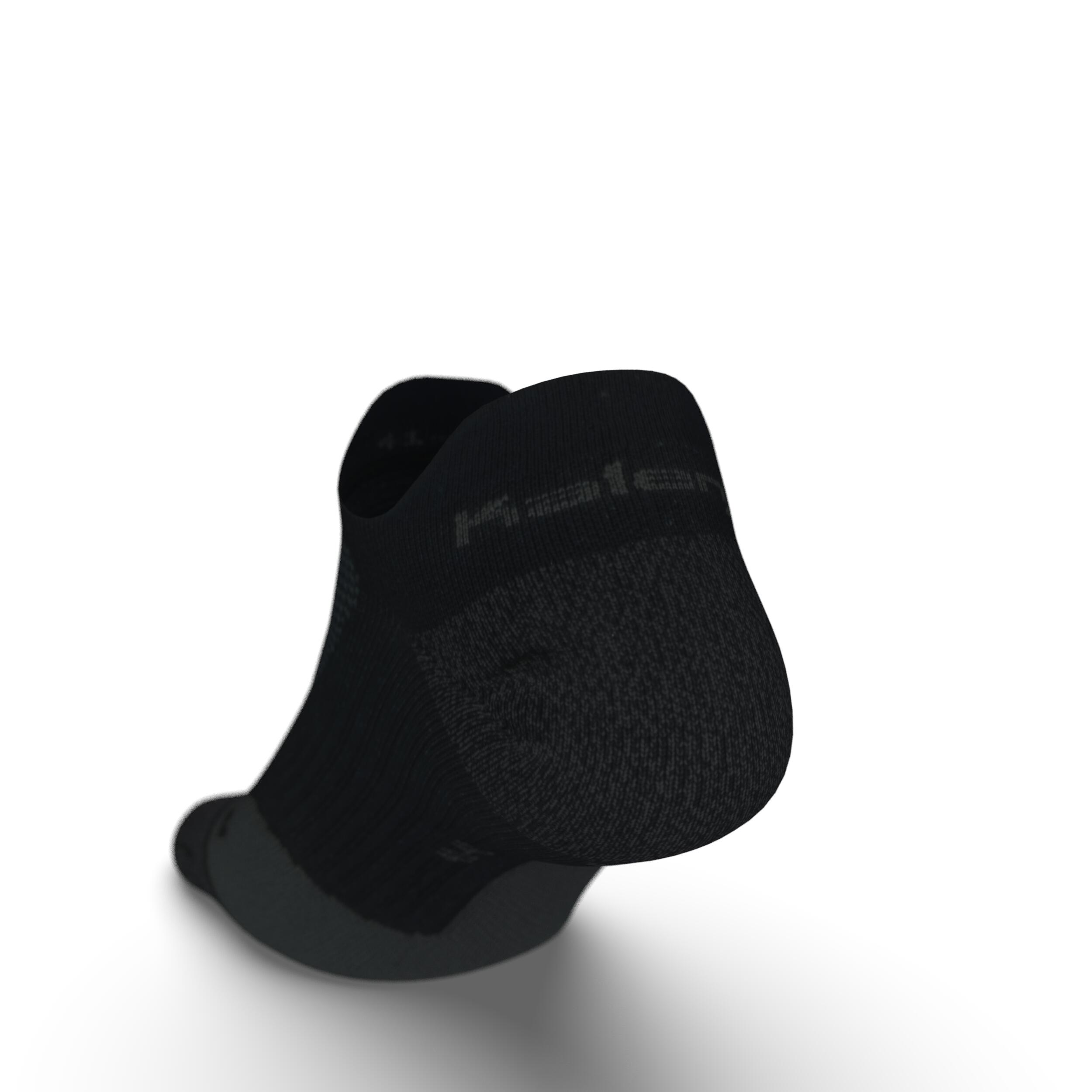 INVISIBLE THIN RUNNING SOCKS - BLACK 3/9