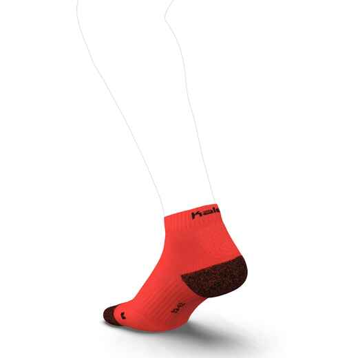 
      RUNNING MID-HEIGHT THICK SOCKS KIPRUN - CORAL
  