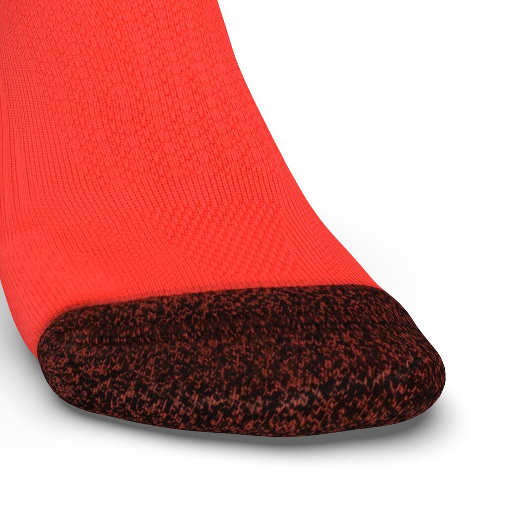 RUNNING MID-HEIGHT THICK SOCKS KIPRUN - CORAL